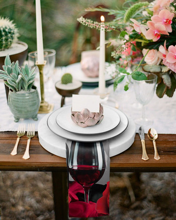 Ημέρα του Αγίου Βαλεντίνου Rose Flower Κόκκινη χαρτοπετσέτα κρασιού για χαρτοπετσέτα γάμου με στάμπα σουπλά Πετσέτες τσαγιού για τραπεζαρία κουζίνας