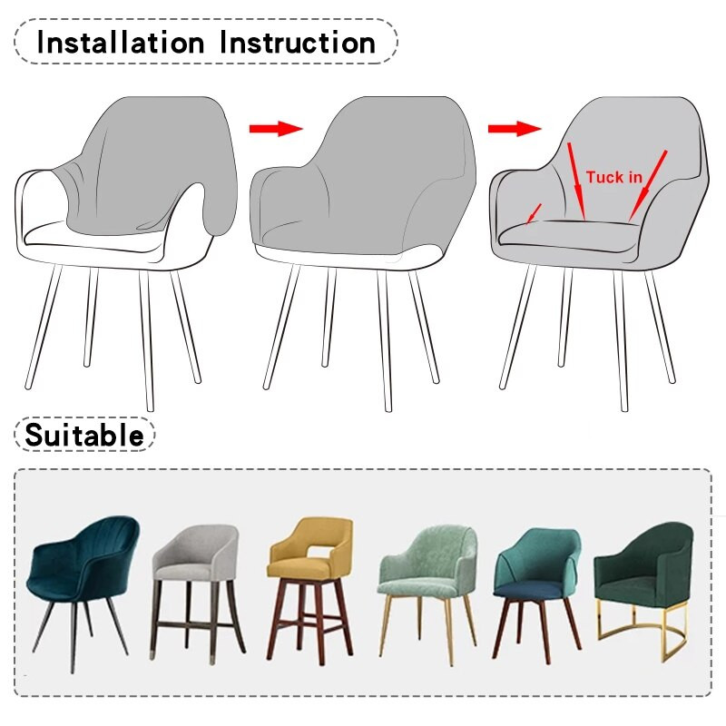 Visoka navlaka za blagovaonske stolice Elastična navlaka za bankete Hotelska zaštita za sjedala u dnevnoj sobi Rastezljive navlake za blagovaonske stolice