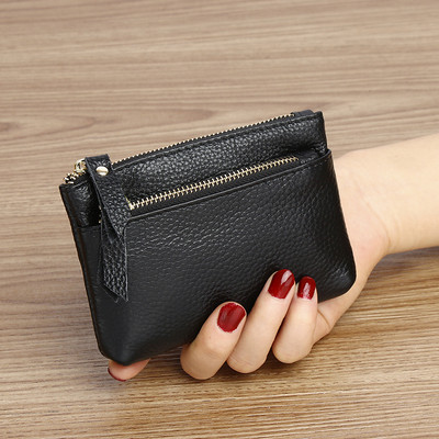 Portofel de dama din piele ecologica - cu compartiment pentru monede