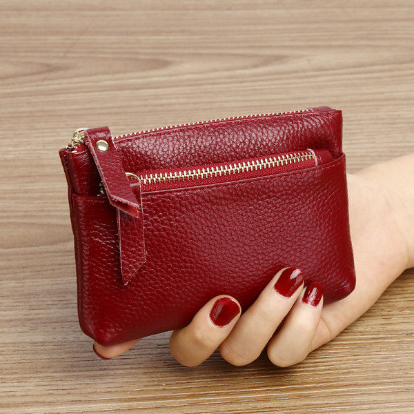 Portofel de dama din piele ecologica - cu compartiment pentru monede