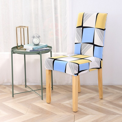 Geometry Flowers székhuzat Étkező Stretch Székhuzatok Spandex Stretch Elasztikus Irodai szék tok Koszosságmentes, Mosható 1 db