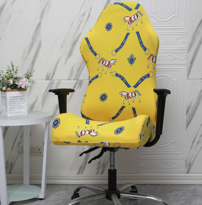 Poťah na kancelársku stoličku odolný voči znečisteniu, poťah na hernú stoličku, elastický poťah na kreslo zo spandexu, odnímateľný a prateľný