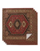 Rašto simbolis Retro stalo servetėlių audinio rinkinys Vestuvių vakarėliui Servetėlė Nosinaitė Restorano reikmenys Kalėdinės servetėlės