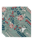 Biljke Cvijeće Lišće Set stolnih salveta Salvete za zabavu Vjenčanje Stolnjaci Kuhinjske salvete za večeru