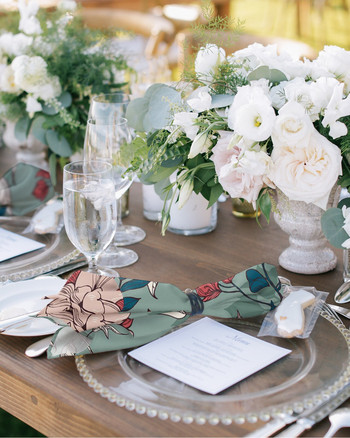 Φυτά λουλούδια φύλλα τραπεζοπετσέτας υφασμάτινο σετ χαρτοπετσέτα για πάρτι Τραπέζι γάμου Τραπεζοπετσέτες κουζίνας δείπνου