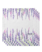 Plantă Violet Lavandă Acuarelă Floră Set de pânză Servețel de masă Servețele pentru petrecere de nuntă Rechizite pentru restaurant Servețele de Crăciun