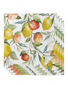 Grapefruit, frunze de lămâie, pictură în acuarelă, set de șervețele de masă șervețele pentru petrecere, nuntă, cârpă de masă, șervețele de bucătărie