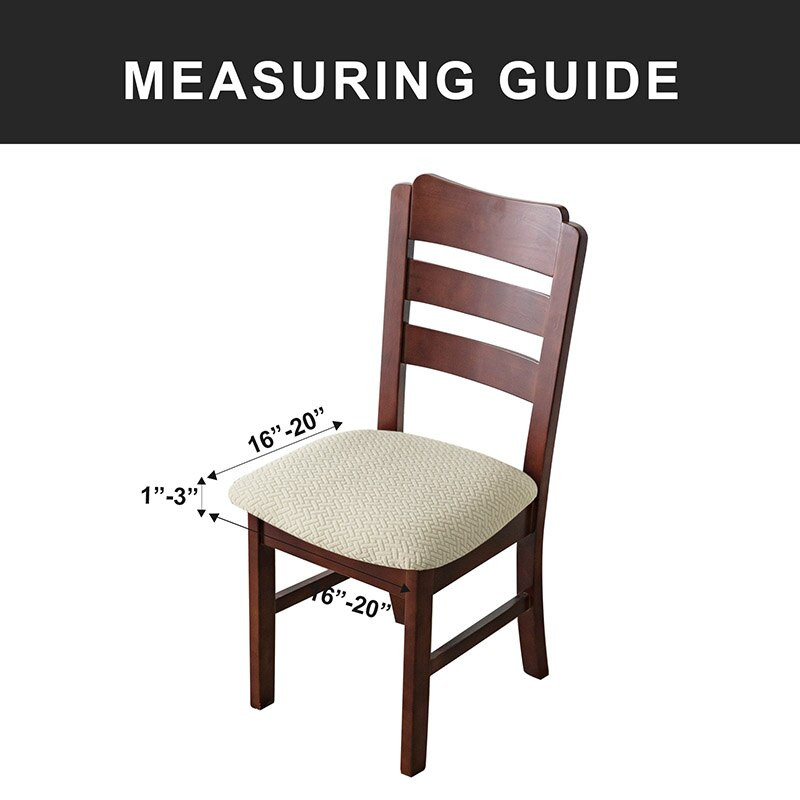 Tamprūs žakardo sėdynių užvalkalai valgomajam, vandeniui atsparūs dulkėms atsparūs kėdžių sėdynių užvalkalai Biuro virtuvės valgomojo kėdžių sėdynių užvalkalai