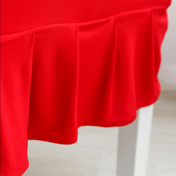 2021 Цветен еластичен плат Калъф за столове Спандекс Разтегателен протектор за стол Универсален калъф за трапезни столове за сватба