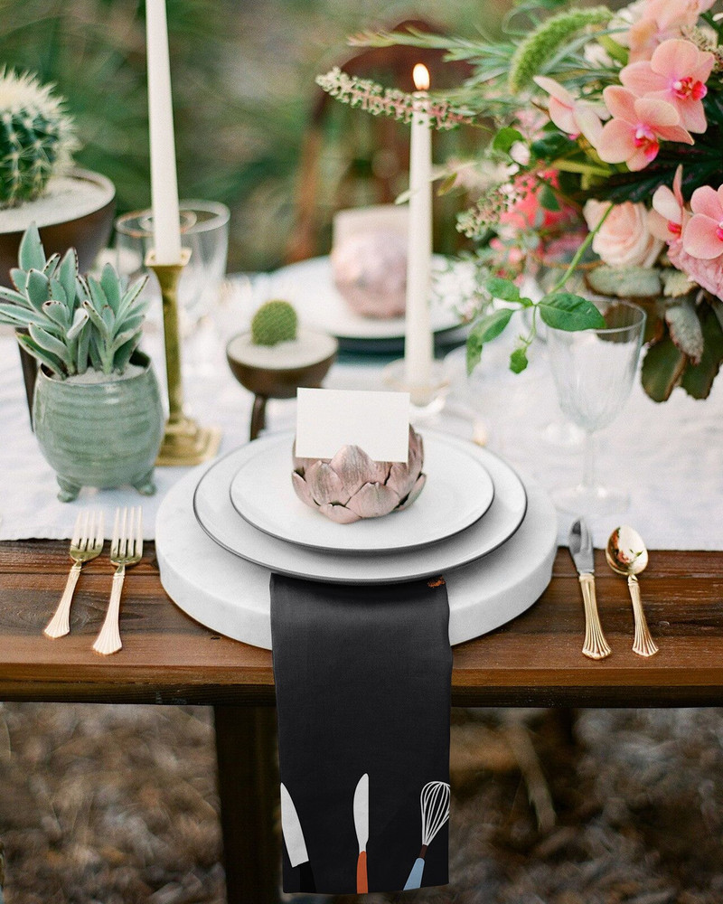 Namų apyvokos reikmenys Stalo servetėlių šluostės rinkinys Vestuvių vakarėlis Servetėlė Nosinaitė Restorano reikmenys Kalėdinės servetėlės