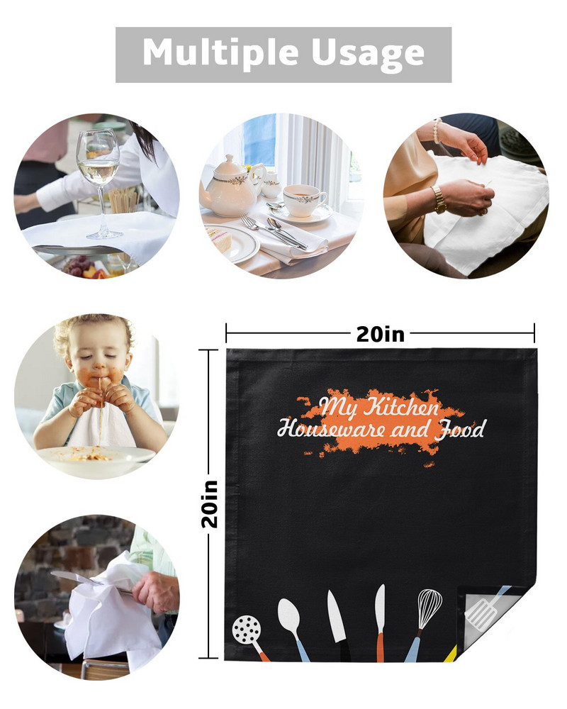 Namų apyvokos reikmenys Stalo servetėlių šluostės rinkinys Vestuvių vakarėlis Servetėlė Nosinaitė Restorano reikmenys Kalėdinės servetėlės