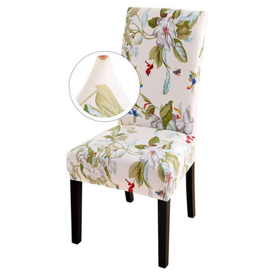 1/2/4/6 vnt Atspausdintas elastingas tamprus kėdės užvalkalas Spandex valgomojo virtuvės kėdžių užvalkalų apsauga vestuvių banketų vakarėliui