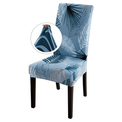 1/2/4/6 vnt Atspausdintas elastingas tamprus kėdės užvalkalas Spandex valgomojo virtuvės kėdžių užvalkalų apsauga vestuvių banketų vakarėliui