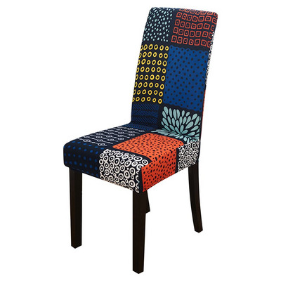 1/2/4/6 vnt Atspausdintas elastingas tamprus kėdės užvalkalas Spandex valgomojo virtuvės kėdžių užvalkalų apsauga vestuvių banketų vakarėliui
