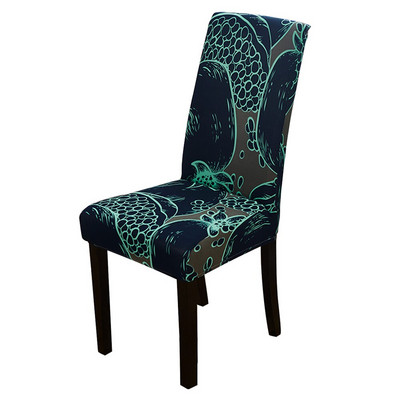 1/2/4/6 vnt Atspausdintas elastingas tamprus kėdės užvalkalas Spandex valgomojo virtuvės kėdžių užvalkalų apsauga vestuvių banketų vakarėliui