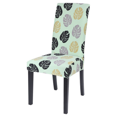 1/2/4/6 vnt Atspausdintas elastingas tamprus kėdės užvalkalas Spandex valgomojo virtuvės kėdžių užvalkalų apsauga vestuvių banketų vakarėliui