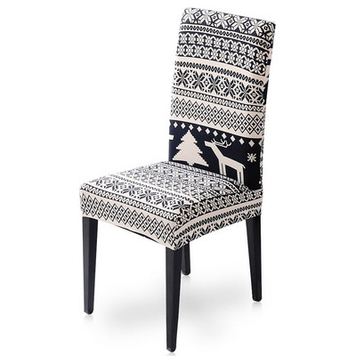 1/2/4/6 vnt Atspausdintas elastingas tamprus kėdės užvalkalas Spandex valgomojo virtuvės kėdžių užvalkalų apsauga vestuvių banketų vakarėliui