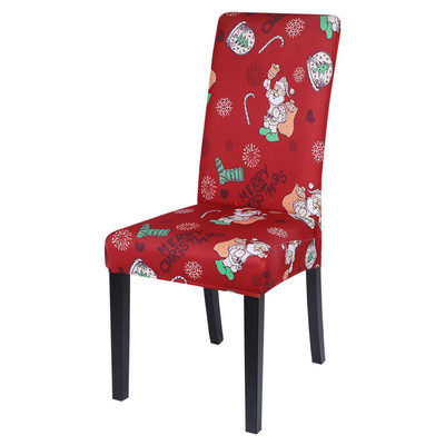 1/2/4/6 vnt Atspausdintas elastingas tamprus kėdės užvalkalas Spandex valgomojo virtuvės kėdžių užvalkalų apsauga vestuvių banketų vakarėliui