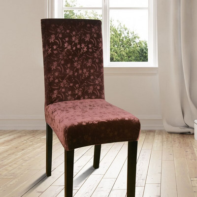 Étkező Székhuzat Stretch Elasztikus Nyomtatás Irodai cipzárhuzatok Székülés huzatok étkezőhöz Konyha Esküvői Bankett Hotel