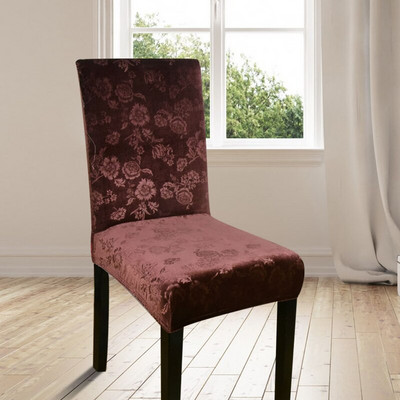 Étkező Székhuzat Stretch Elasztikus Nyomtatás Irodai cipzárhuzatok Székülés huzatok étkezőhöz Konyha Esküvői Bankett Hotel