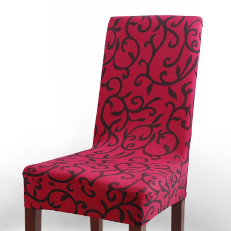 Spausdinti spandex kėdžių užvalkalus Valgomojo sėdynių užvalkalai kėdėms Rankena - Viešbučio-vestuvių-banketo kėdžių apsauga Fundas Para Sillas