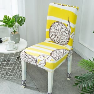 Virágmintás székhuzat Otthon Étkezés Rugalmas székhuzatok Többfunkciós spandex Stretch Esküvők Bankett Szállodai székhuzat