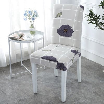 Virágmintás székhuzat Otthon Étkezés Rugalmas székhuzatok Többfunkciós spandex Stretch Esküvők Bankett Szállodai székhuzat