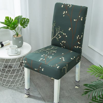 Virágmintás székhuzat Otthon Étkezés Rugalmas székhuzatok Többfunkciós spandex Stretch Esküvők Bankett Szállodai székhuzat