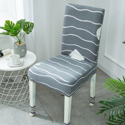 Virágmintás székhuzat Otthon Étkezés Rugalmas székhuzatok Többfunkciós spandex Stretch Esküvők Bankett Szállodai székhuzat