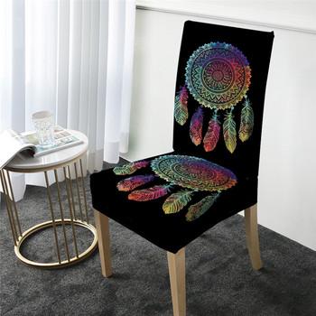 Κάλυμμα καρέκλας τραπεζαρίας BeddingOutlet Dreamcatcher Bohemia Mandala Spandex Ελαστικό κάλυμμα αντιολισθητικής θήκης Κάλυμμα καθίσματος Drop Ship