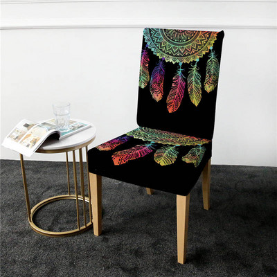 BeddingOutlet Dreamcatcher Navlaka za blagovaonske stolice Bohemia Mandala Spandex Elastična navlaka protiv prljanja Navlaka za sjedalo Isporuka
