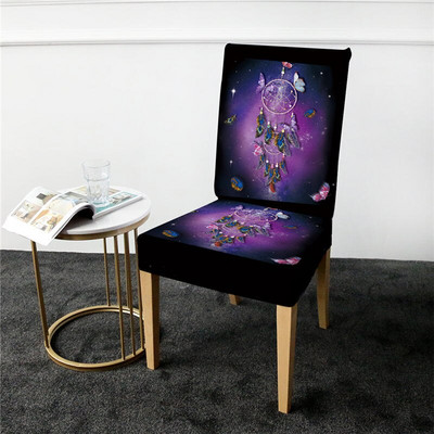 BeddingOutlet Dreamcatcher Navlaka za blagovaonske stolice Bohemia Mandala Spandex Elastična navlaka protiv prljanja Navlaka za sjedalo Isporuka