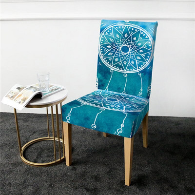 BeddingOutlet Dreamcatcher Navlaka za blagovaonske stolice Bohemia Mandala Spandex Elastična navlaka protiv prljanja Navlaka za sjedalo Isporuka