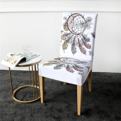 BeddingOutlet Dreamcatcher Navlaka za blagovaonske stolice Bohemia Mandala Spandex Elastična navlaka protiv prljanja Navlaka za sjedalo Isporuka