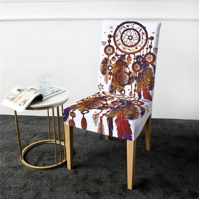 BeddingOutlet Dreamcatcher Navlaka za blagovaonske stolice Bohemia Mandala Spandex Elastična navlaka protiv prljanja Navlaka za sjedalo Isporuka