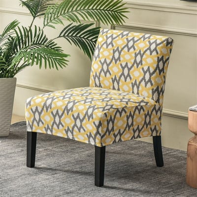 Accent kar nélküli székhuzat Geometrikus nyomtatás Egyágyas kanapé szék huzat Nordic Stretch székhuzatok Elasztikus kanapévédő huzat