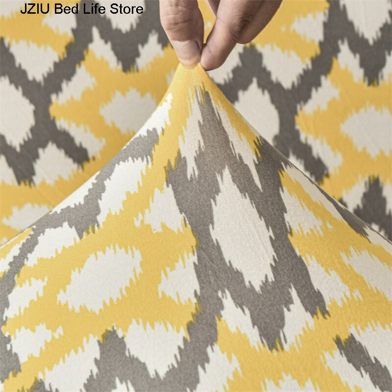 Accent kar nélküli székhuzat Geometrikus nyomtatás Egyágyas kanapé szék huzat Nordic Stretch székhuzatok Elasztikus kanapévédő huzat