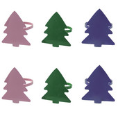 6 bucăți inele pentru șervețele pentru brad de Crăciun Decor pentru masă de vacanță, cadou de Crăciun