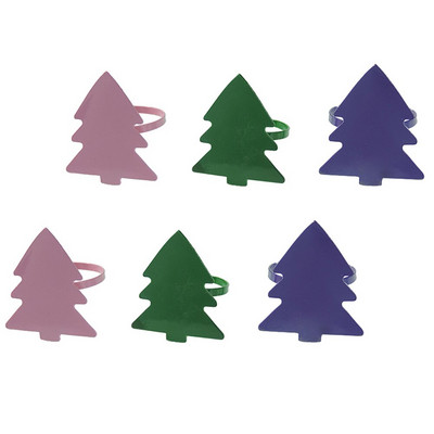 6 bucăți inele pentru șervețele pentru brad de Crăciun Decor pentru masă de vacanță, cadou de Crăciun