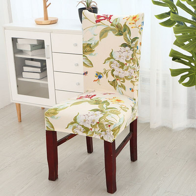 Božićna uklonjiva rastezljiva zaštitna navlaka za blagovaonske stolice Spandex univerzalna elastična navlaka za sjedalo za bankete