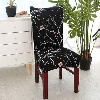 Božićna uklonjiva rastezljiva zaštitna navlaka za blagovaonske stolice Spandex univerzalna elastična navlaka za sjedalo za bankete