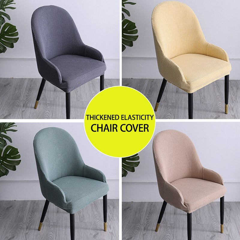 2021 Zakrivljena rastezljiva navlaka za stolice Spandex Elastične polukružne navlake za sjedala za blagovaonicu Navlake za bankete Kuhinja za svadbe