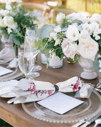 Φυτό ροζ λουλούδι κλαδί τραπεζοπετσέτες υφασμάτινο σετ Μαλακό μαντήλι Διακόσμηση γάμου Δείπνο Χαρτοπετσέτες Πανί