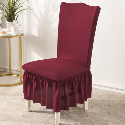 2021 Szuperpuha Polar szövet szoknya székhuzat Modern elasztikus székhuzatok étkező székhuzatok spandex konyhába