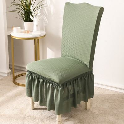 2021 Szuperpuha Polar szövet szoknya székhuzat Modern elasztikus székhuzatok étkező székhuzatok spandex konyhába