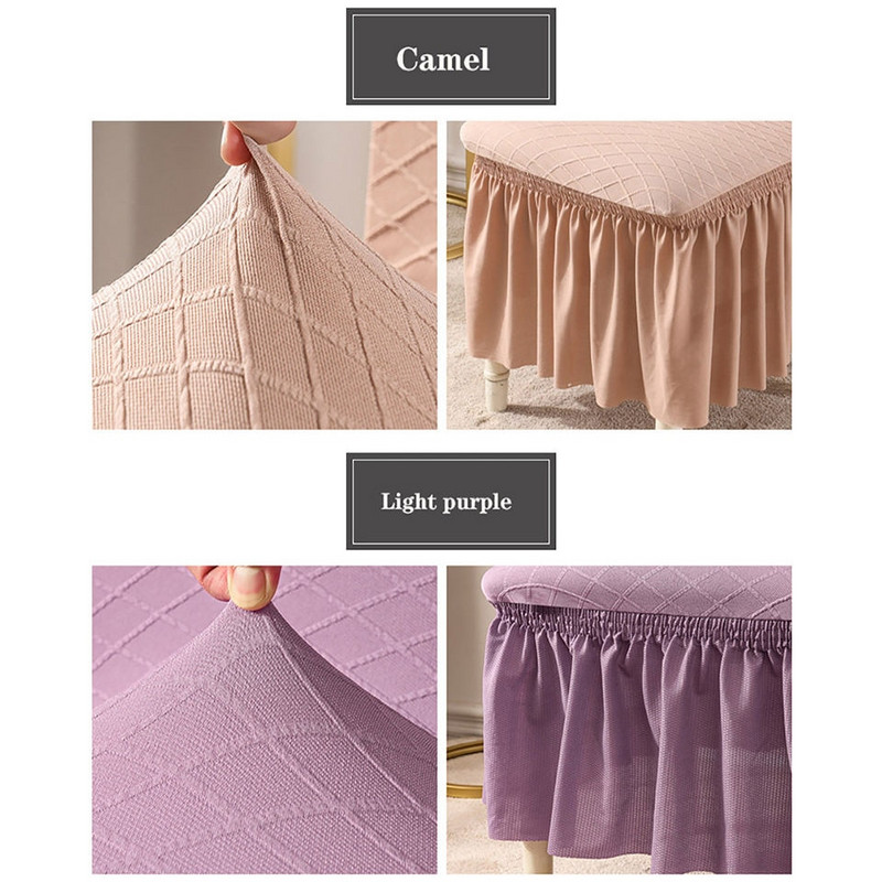 2021 Szuperpuha Polar szövet szoknya székhuzat Modern elasztikus székhuzatok étkező székhuzatok spandex konyhába