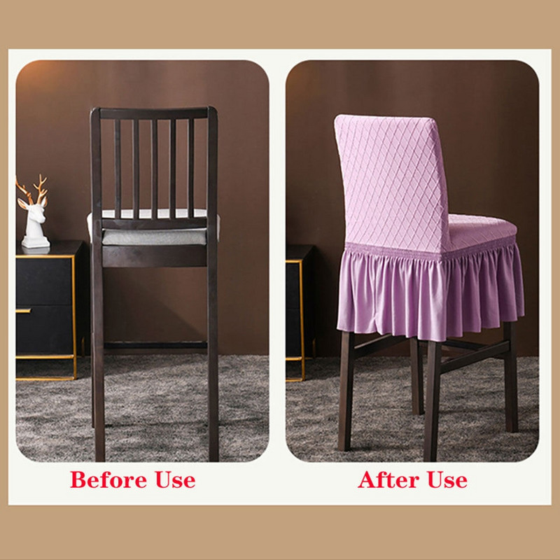 2021 Szuperpuha Polar szövet szoknya székhuzat Modern elasztikus székhuzatok étkező székhuzatok spandex konyhába
