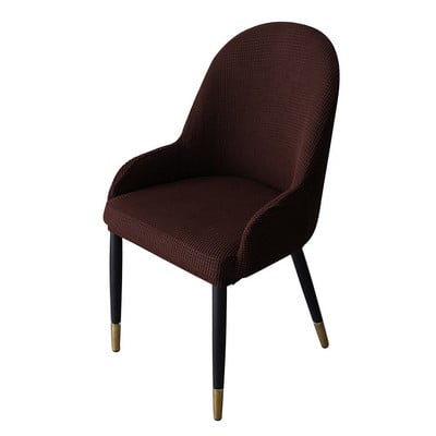 Husa pentru scaune cu accent curbat pentru spate Husa scaun pentru sufragerie Husa extensibila pentru scaun de bar Protectie detasabila lavabila pentru scaun cu spatar cu aripa