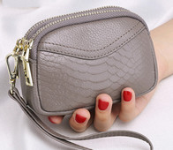 Portofel de dama din piele ecologica - cu doua compartimente