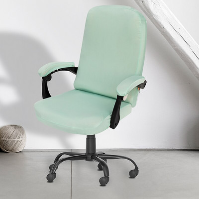 1 set Husă scaun de birou pentru acasă Husă scaun Spandex pentru fotoliu de computer Husă pentru scaun de gaming din material extensibil Husă scaune Boss Split